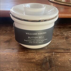 Williams Sonoma Classic White Butter Keeper